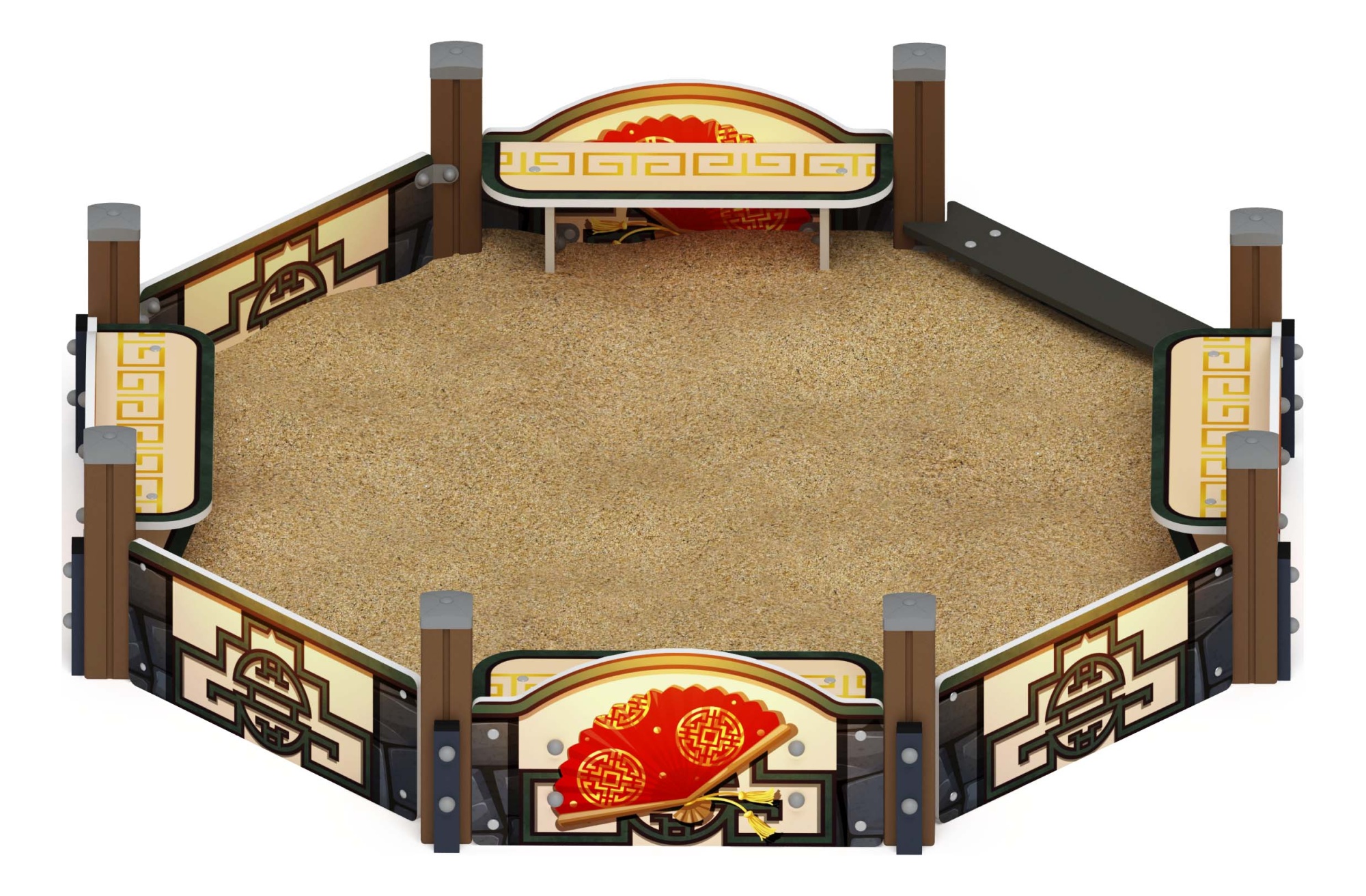 Песочница восьмигранная Карнавал (Шанхай) - ИО 5.01.04-21