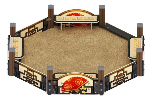 Песочница восьмигранная Карнавал (Шанхай) - ИО 5.01.04-21