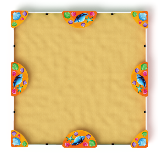 Песочница макси (Ракушки) - ИО 5.01.04-01