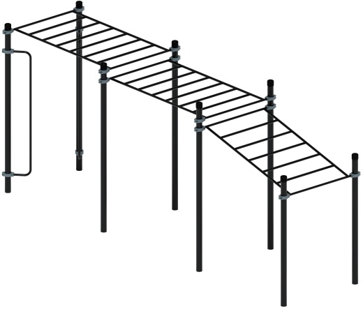 Воркаут ЛОВ 108 серый ВТ 102.11-03