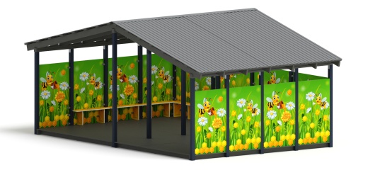 Теневой навес (Пчёлка) - МФ 70.6.4-05