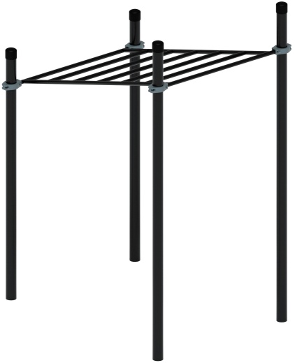 Воркаут ЛОВ 108 серый ВТ 102.07-03