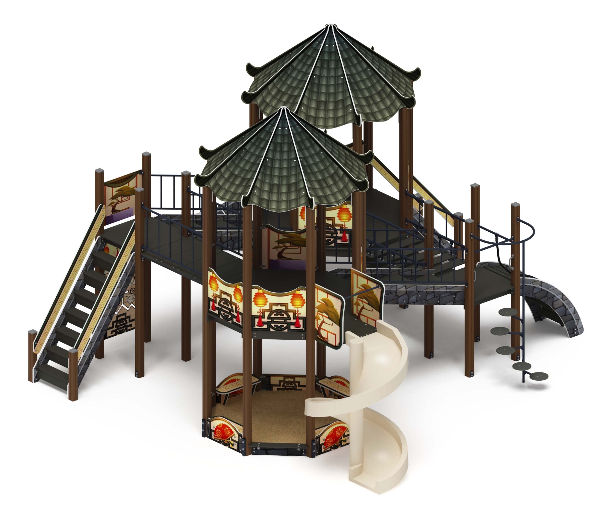 Карнавал (Шанхай) - ДИК 2.22.04-02 - Игровой комплекс H=1200 H=2000