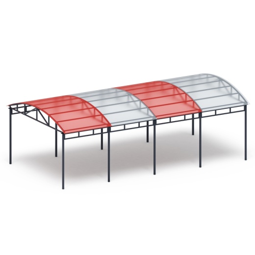 Теневой навес на 8 тренажеров - МФ 752.02 - Спорт