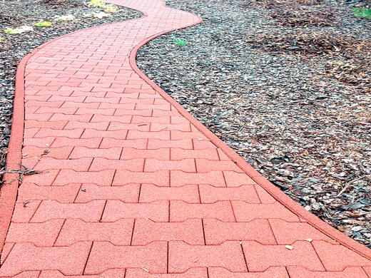 Резиновая брусчатка "Катушка" 40 мм