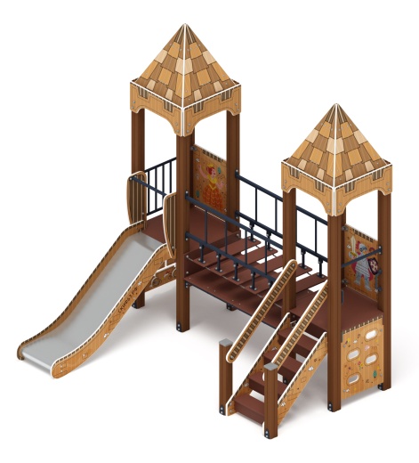 Королевство (Картонное) - ДИК 1.15.07-22 - Игровой комплекс H=900