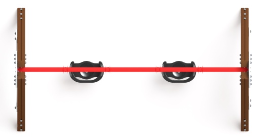 Качели двойные Д2 - ИО 12.Д.01.01.02-П - (Космопорт)