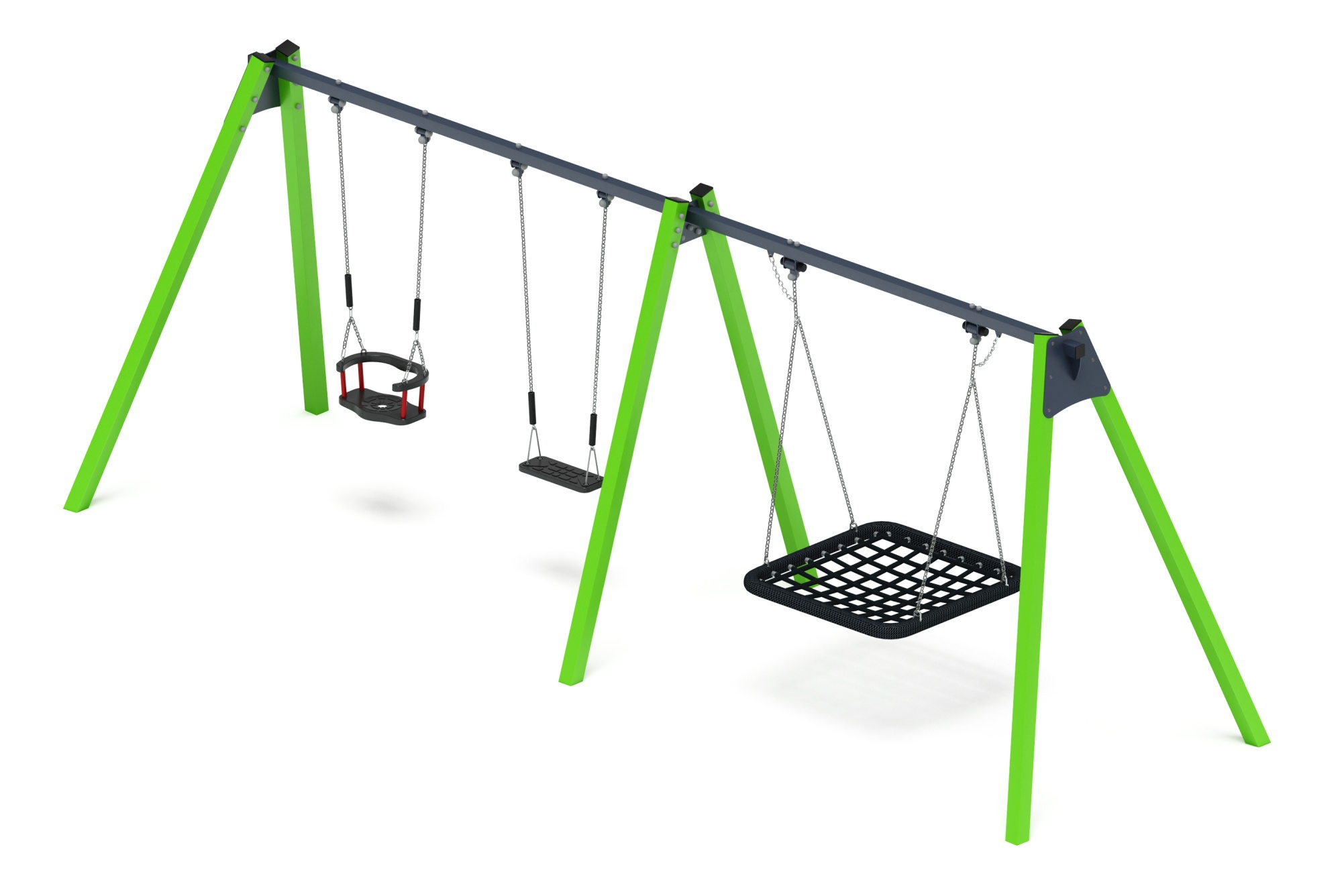 Качели М3 (зеленый) ИО 13.М.06.03.01.01-02