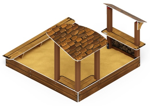 Песочный дворик (Коричневый) - ИО 6.01.01-02