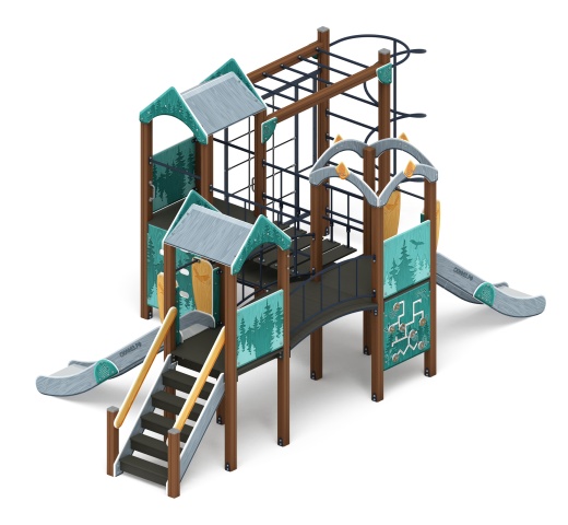 Городок (Тайга) - ДИК 2.01.3.02-03 - Игровой комплекс H=1200