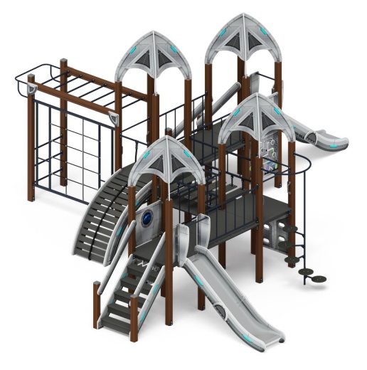 Космопорт (Серый) - ДИК 2.14.07-11 - Игровой комплекс H=1200