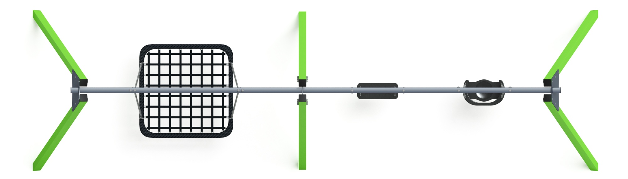 Качели М3 (зеленый) ИО 13.М.06.03.01.01-02