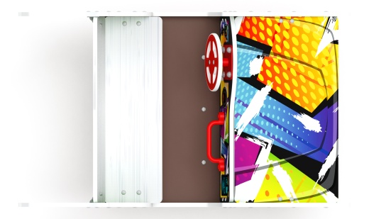 Кабриолет - Качалка на пружине двухместная машинка - ИО 23.03.02-02