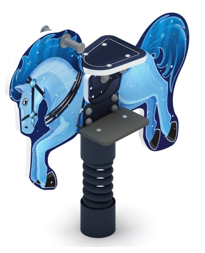 Лошадка 5 (Снежная королева) - Качалка на пружине - ИО 22.01.13-03