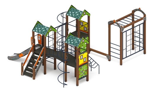 Городок (Город) - ДИК 2.01.3.04-01 - Игровой комплекс H=1200