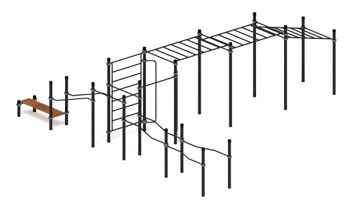 Воркаут ЛОВ 108 серый ВТ 102.19-03