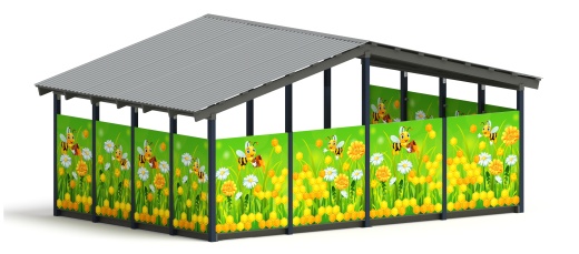 Теневой навес (Пчёлка) - МФ 70.6.4-05