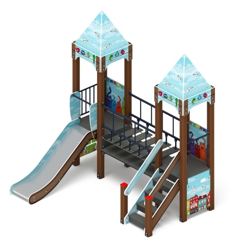 Королевство (Коты) - ДИК 1.15.07-21 - Игровой комплекс H=900