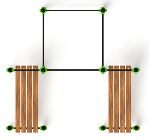 Воркаут 108 зеленый ВТ 12.16-02