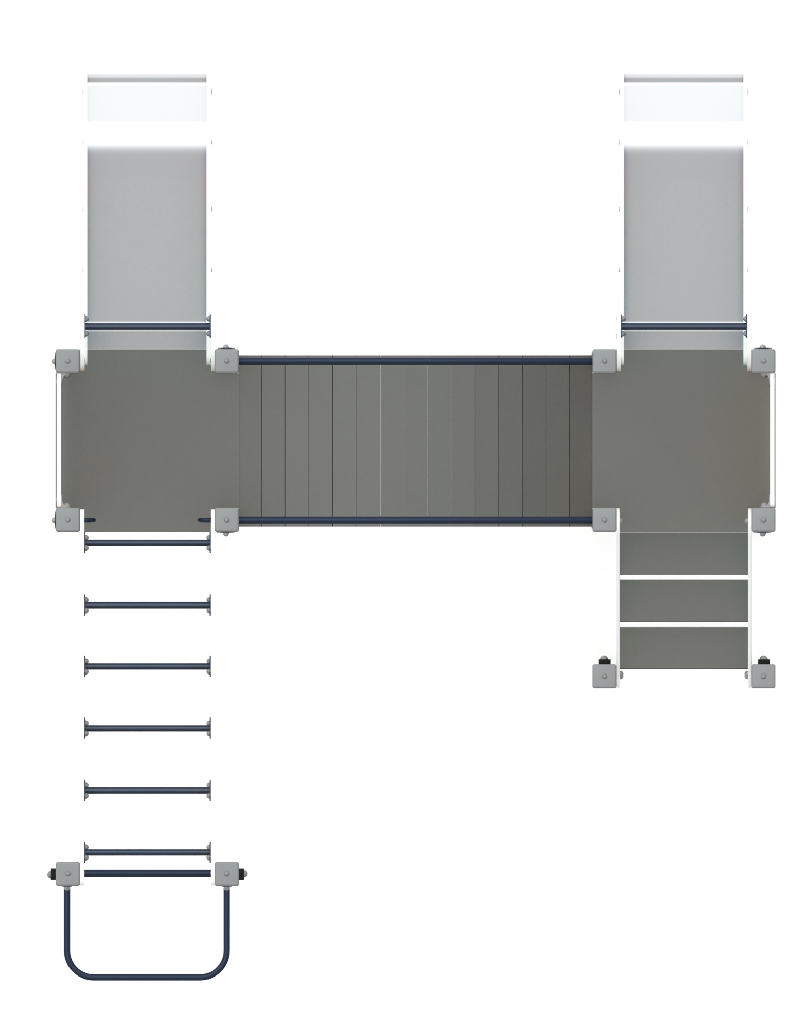 Карапуз (Граффити) - ДИК 1.001.04-03 - Игровой комплекс Н=750
