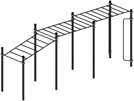 Воркаут ЛОВ 108 серый ВТ 102.11-03