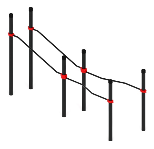 Воркаут ЛОВ 108 красный ВТ 102.20-01
