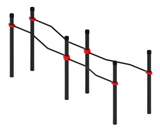Воркаут ЛОВ 89 красный ВТ 101.17-01