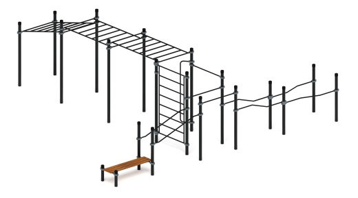 Воркаут ЛОВ 108 серый ВТ 102.19-03