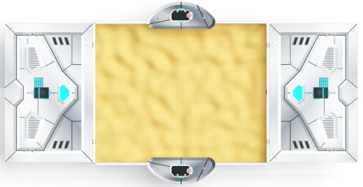 Песочница с крышкой средняя (Техно) - ИО 5.01.11-09