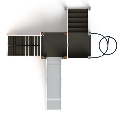 Играйте с нами (Тайга) - ДИК 2.01.1.02-03 - Игровой комплекс H=1200