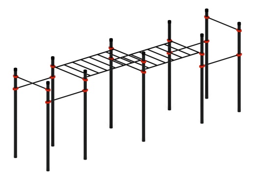 Воркаут 108 красный ВТ 12.20-01