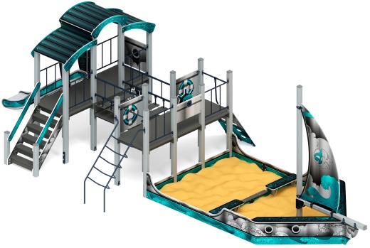 Парусник (Лагуна) - ДИК 2.03.3.02-05 - Игровой комплекс Н=1200