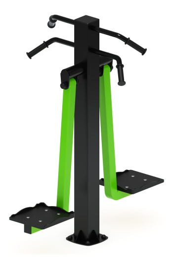 Маятник двойной (зеленый) - Уличный тренажер - СТ 029-12.П