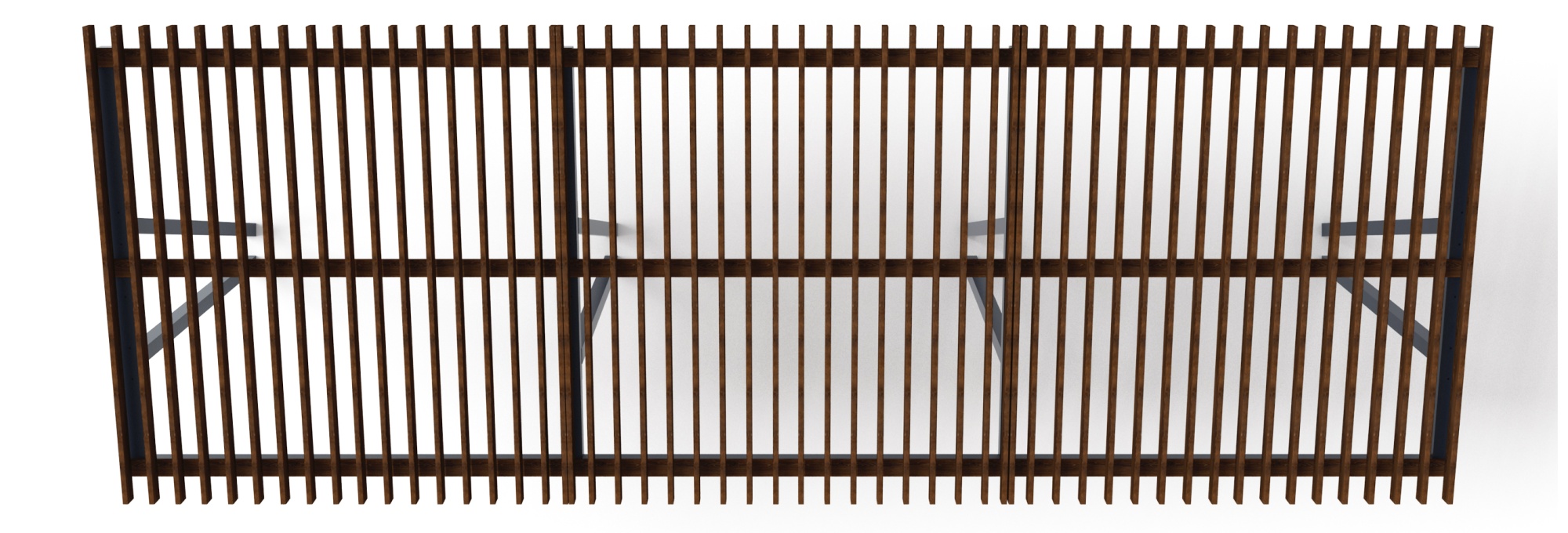 Пергола тент (наклоная) - МФ 77.03.03-01 /без поликарбоната/