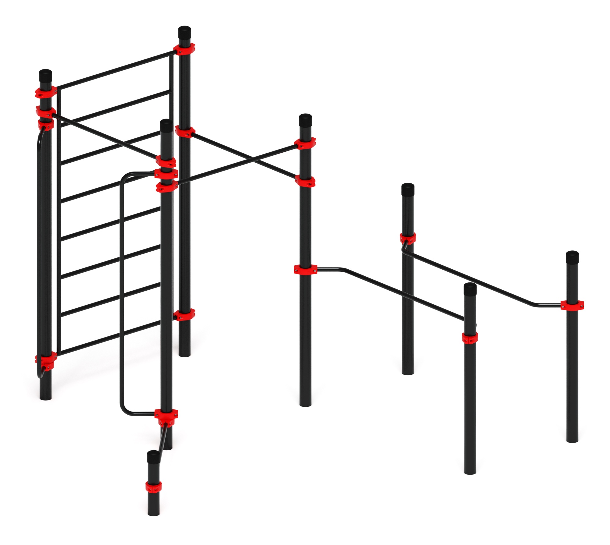Воркаут ЛОВ 108 красный ВТ 102.15-01