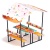 Столик детский с навесом (пряник) - МФ 31.01.08-06