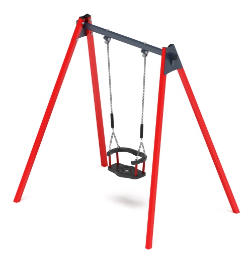 Качели М1 (красный) - ИО 11.М.01.03-01