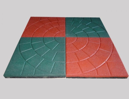 Резиновая плитка 350х350х20 мм "Паутинка"