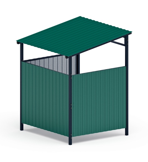 Навес контейнерной площадки для мусора (1 секция) МФ 55.02.03.1-01