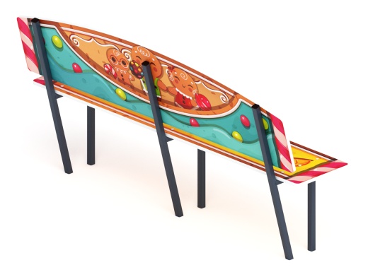 Скамейка детская Пряничный домик - МФ 41.01.01-04.И1