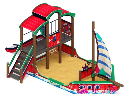 Парусник (Мульт) - ДИК 2.03.3.01-03 - Игровой комплекс Н=1200