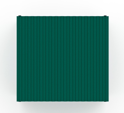 Навес контейнерной площадки для мусора (1 секция) МФ 55.02.03.1-01