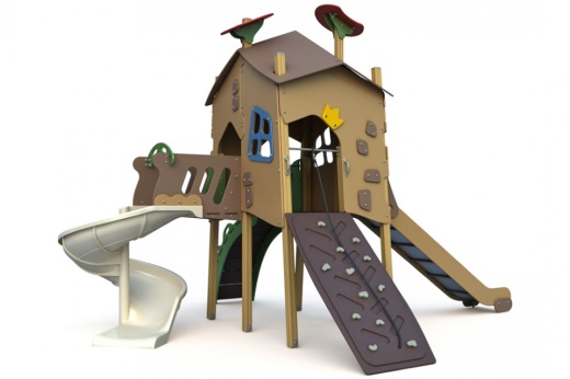 Игровой комплекс "Домик Бабы Яги" ИКС-1.301