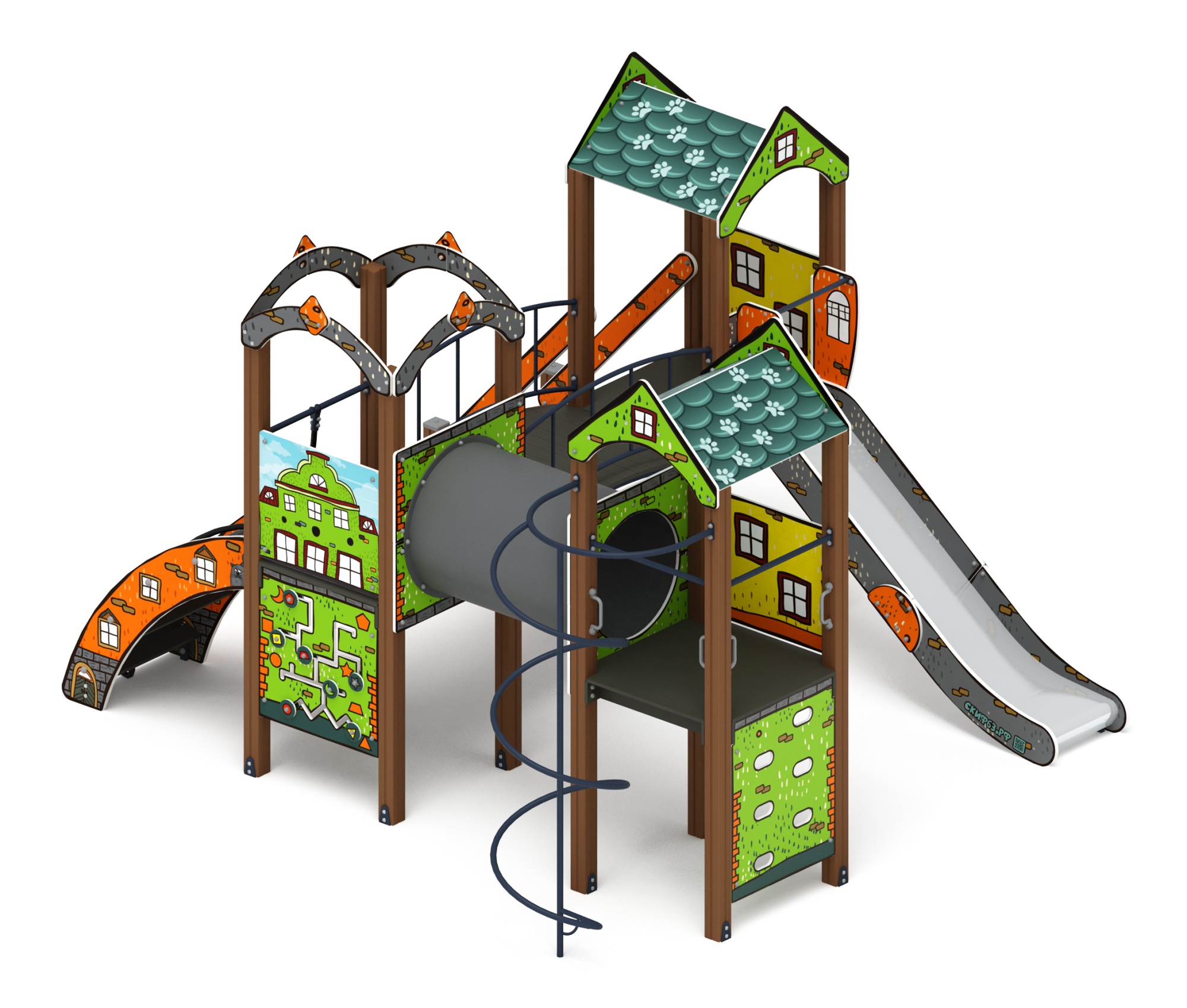 Городок (Город) - ДИК 2.01.3.03-21 - Игровой комплекс H=1200