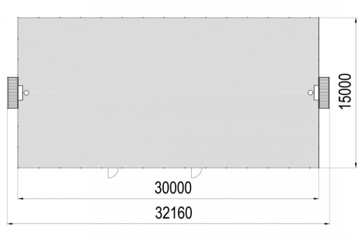 Ограждение универсальной спортивной площадки УСП-1.1