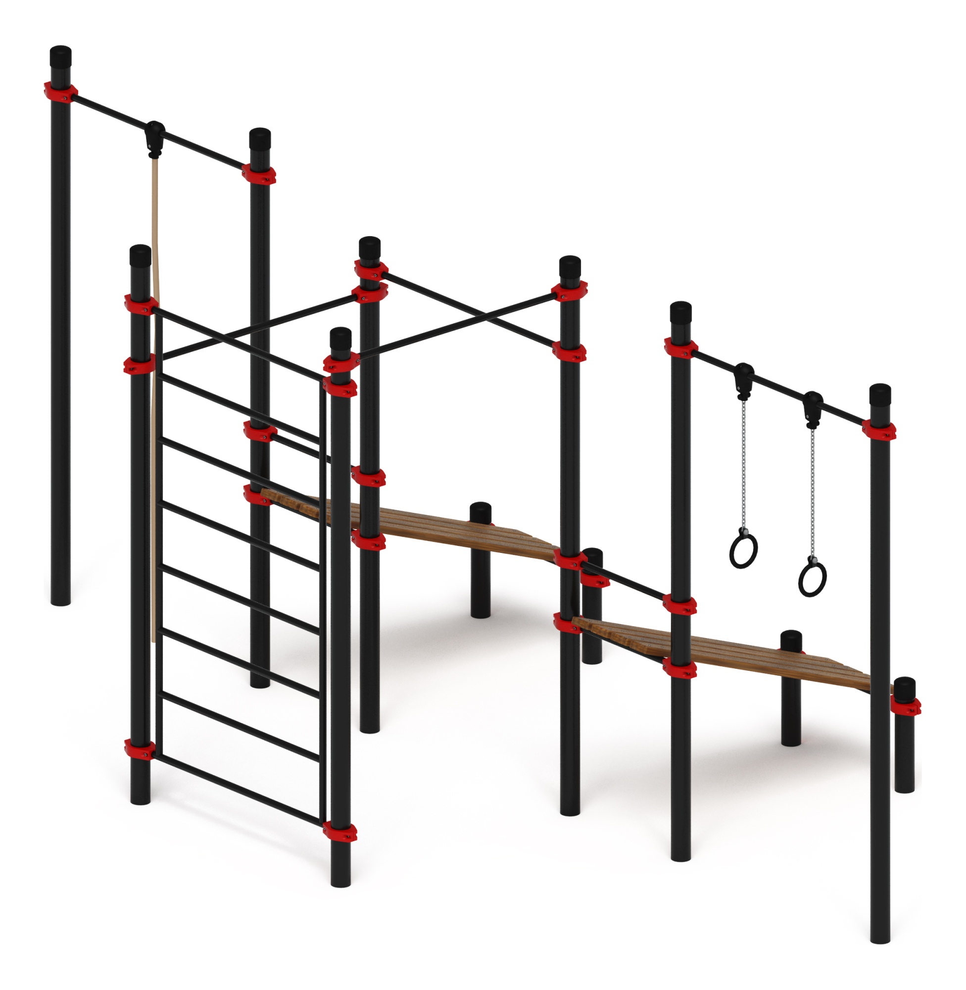 Воркаут 108 красный ВТ 12.18-01