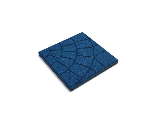 Резиновая плитка 350х350х30 мм "Паутинка"