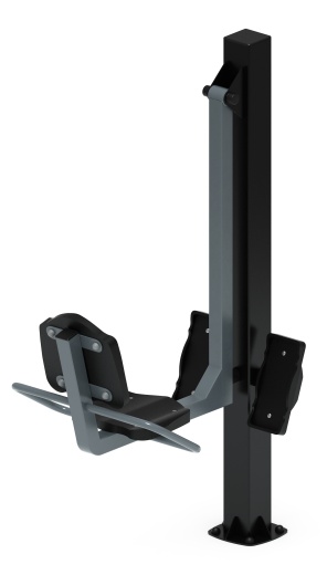 Жим ногами (серый) - Уличный тренажер - СТ 011-13