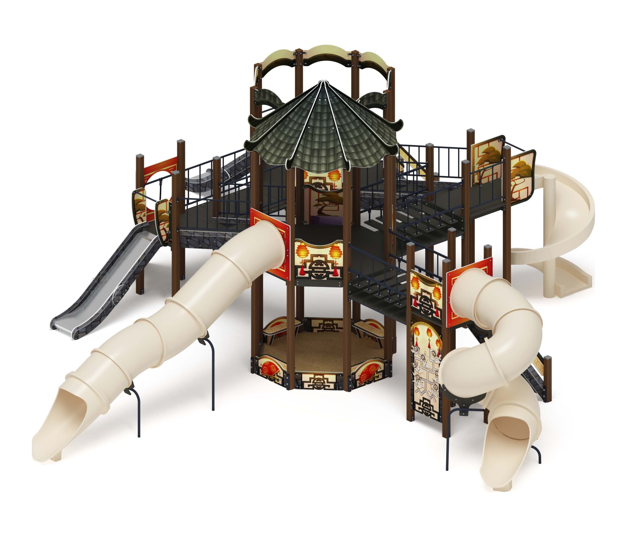 Карнавал (Шанхай) - ДИК 2.22.05-02 - Игровой комплекс H=1200 H=2000