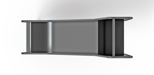 Горка для геопластики из нержавеющей стали 600 SNG 600.470-01